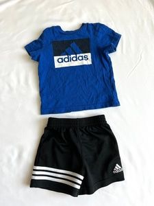 Adidas shirt shorts set 6m